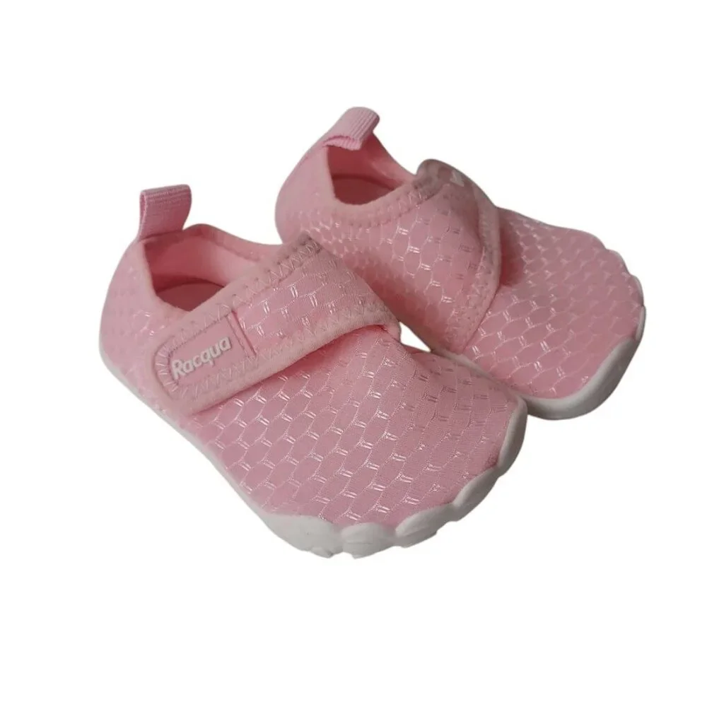 Racqua Toddler Water Shoes New Aqua Shoes Pink -13 Toddler -Hook & Loop Closure